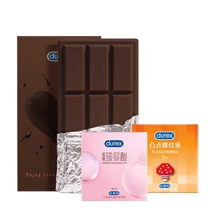 Christmas Birthday Romantic Gift  Chocolate Gift Box Aromatic Scent Condoms For Him And Her Premium Pack 1piece