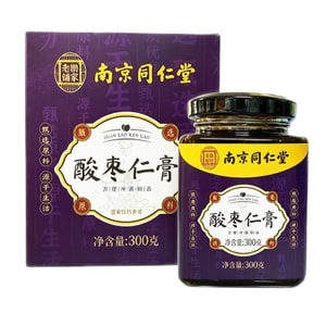 南京同仁堂 酸枣仁膏300克 睡眠膏 安神助眠 改善失眠 多梦易醒  心慌心悸【一觉到天亮】