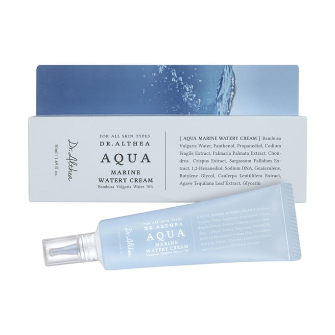 Aqua Marine Watery Cream, 1.69 fl oz【Deep Hydration Lightweight】