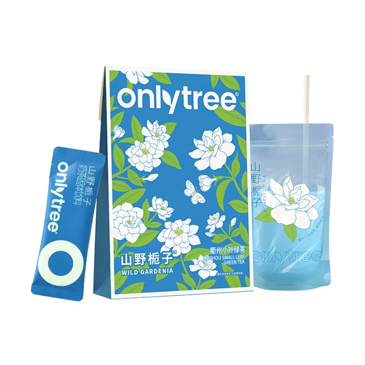 最大10%OFFクーポン ONLYTREE 山野栀子冲泡奶茶7袋154g 【0添加蔗糖0反式】【霸王茶 果物