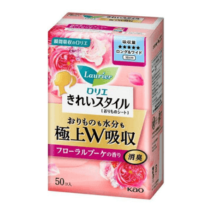 Laurier Kirei Style Ultimate W Absorption Long & Wide [50 pieces]