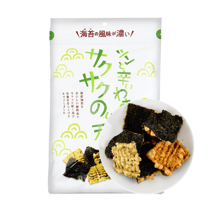 日本MARUKA 天婦羅海苔脆 辛辣芥末味 65g