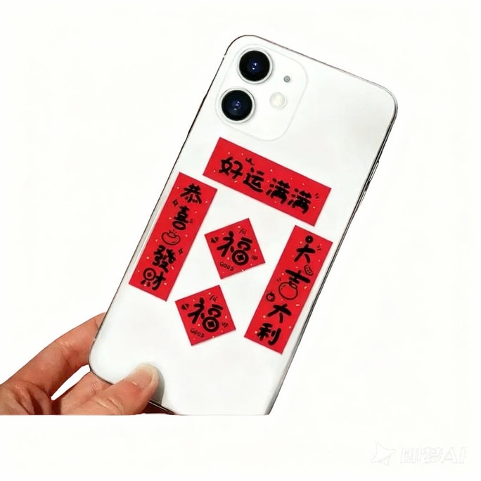 飛躍と開花の新年連句 - 幸運に満ち溢れた、2026年（1枚）