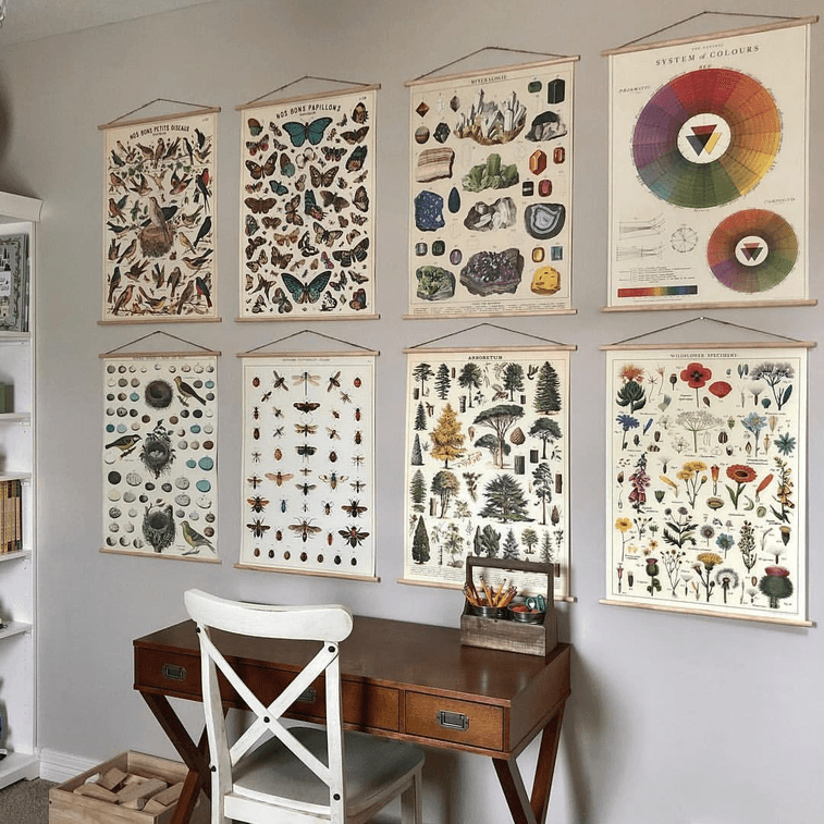 MOM LOVES ME ヴィンテージ スクール ウォールチャート ワールドマップ 4028インチ 3