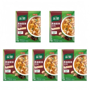 Black pepper Spicy and Sour soup seasoning Packet, instant soup seasoning packet 36g*5 bags