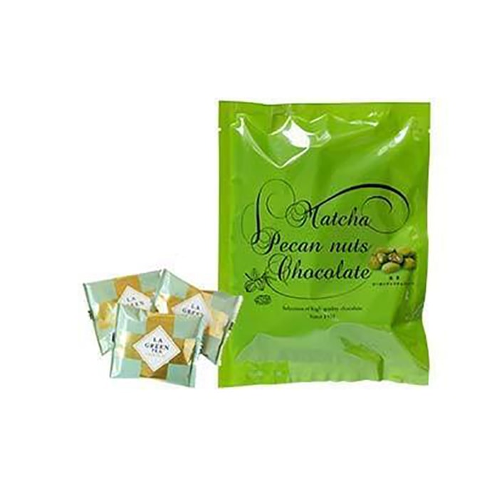 Salon De Royale Matcha Pecan Nut Chocolate Bagged 100g
