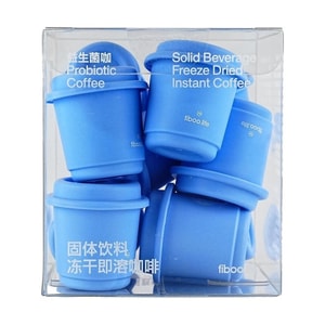 Fiboo フリーズドライインスタントコーヒー #プロバイオティクスコーヒー - 簡単便利！2g×10杯分
