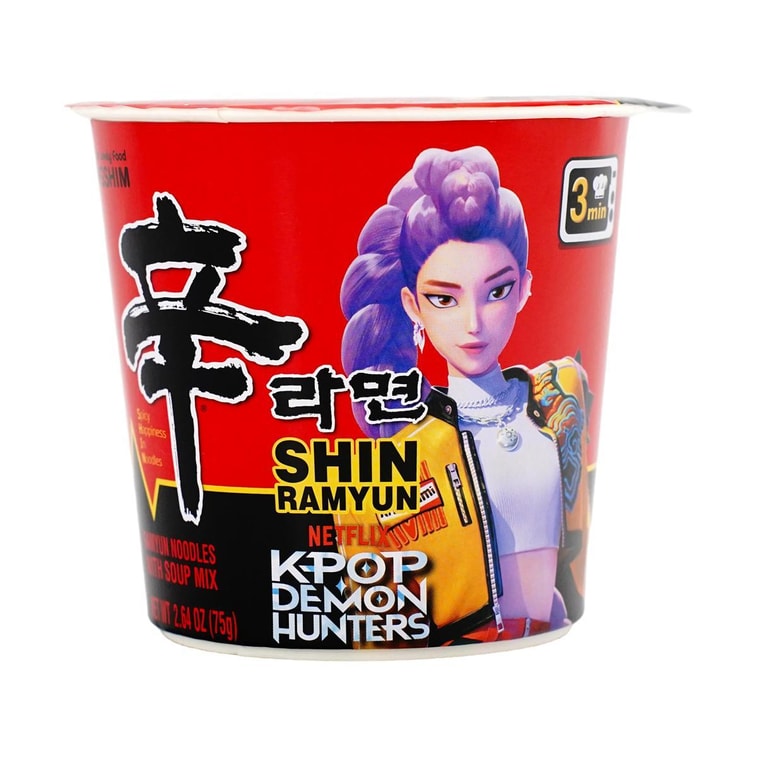 韓國NONGSHIM農心 紅色辛拉麵 杯裝 75g 3