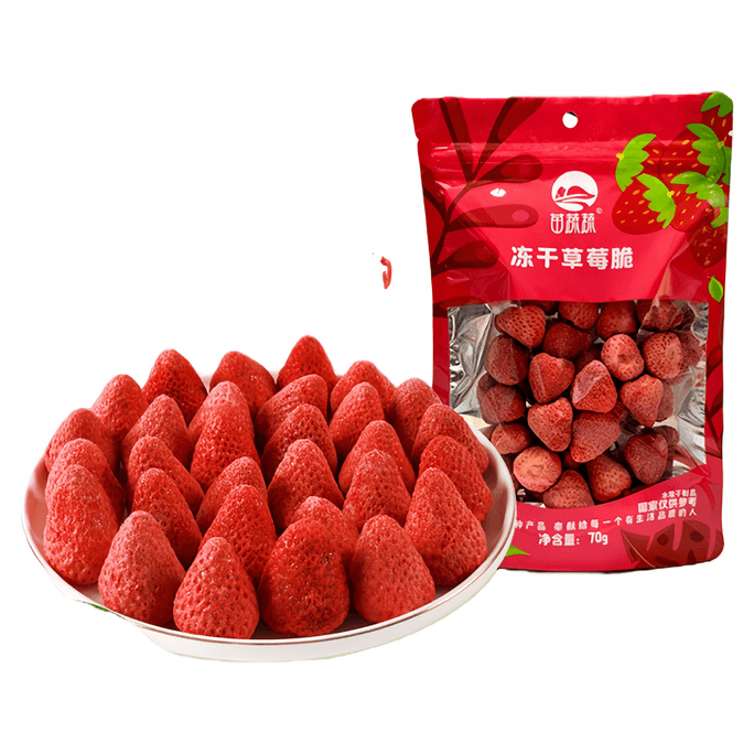 【中國直效郵件】 苗蔬果 凍乾草莓脆70g*2袋