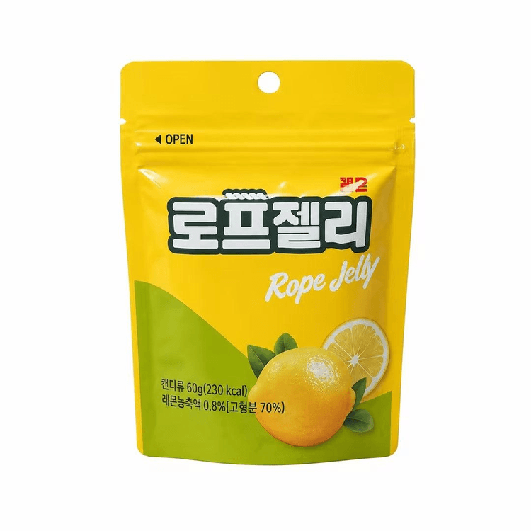 Lemon-flavored Long-shaped Candy - 60 Grams | Refreshing And Sweet