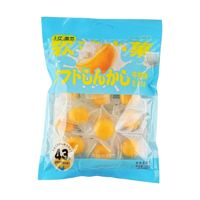 奇趣樂滿芬 軟心小果 雞肉蛋糕 牛奶口味 208g