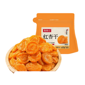 Dried Red Apricots, Sweet and Sour, Pitted Apricot Flesh, Apricot Snacks, Dried Apricots, Casual Snack, Candy Fruit, 100g*1 Pack