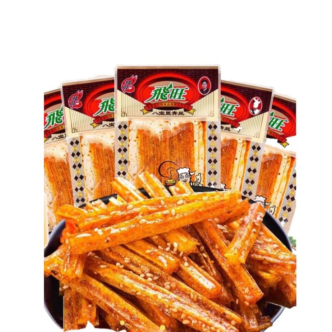 【中国直邮】 飞旺 八宝里青丝辣条 湖南特产 儿时记忆 休闲食品 8090怀旧零食  16克*40包