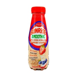 Sunrise Smoothie Strawberry & Blueberry Flavor 10.14 fl oz【0 Sugar 0 Added】【Rich In Vitamin C】