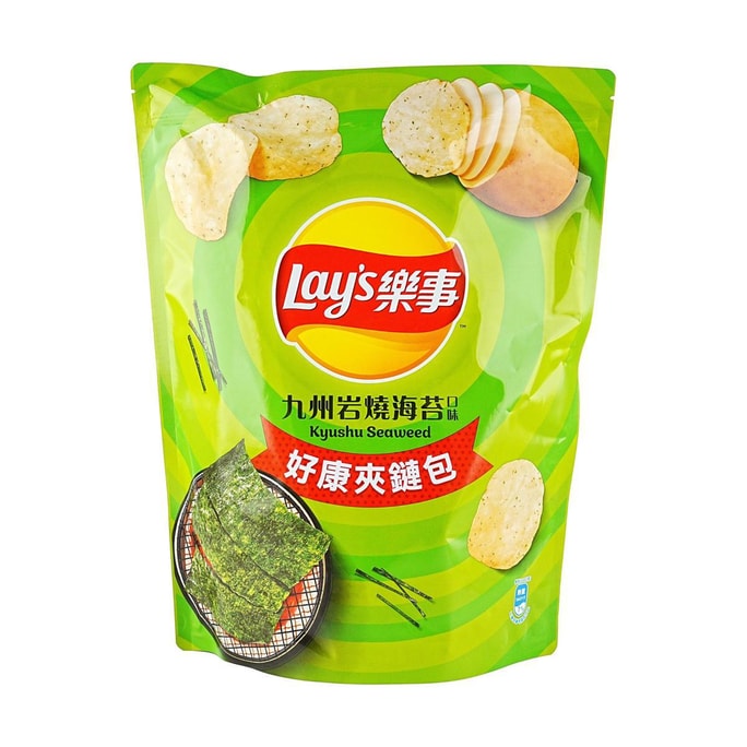 台灣版LAY'S樂事 洋芋片 九州岩燒味 229.5g 超大包分享裝