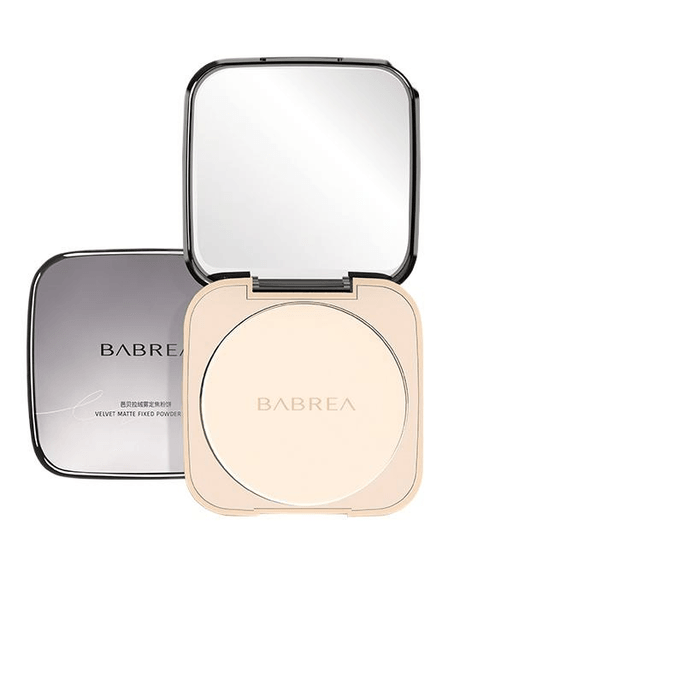 [중국 직배송] 바베라 라지 파우더 파운데이션, 유분 조절, 오래 지속되는 브라이트닝 세팅 파우더, 내추럴 컬러, 16g*1박스