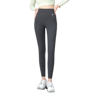 Casual Commute Classic High-Waist Shaping Slim-Fit High-Stretch Skinny Leg Leggings, Grey Spring and Autumn Style, M