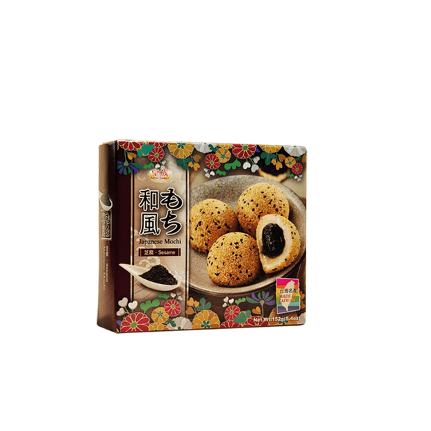 商品详情 - 【马来西亚直邮】台湾 ROYAL FAMILY 皇族 和风麻薯芝麻味 152g - image  0