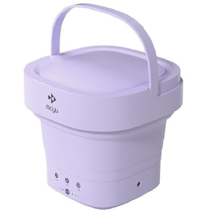 [중국에서 온 다이렉트 메일] Moyu 미니 세탁기 보라색 110V 속옷 양말 세탁기 가정용 소형 세탁기 접이식 세탁기