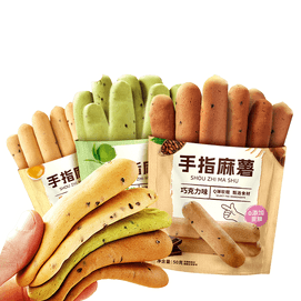 Finger Mochi Soft Bread -50g/3 bags Chocolate/Matcha/Milk Scent
