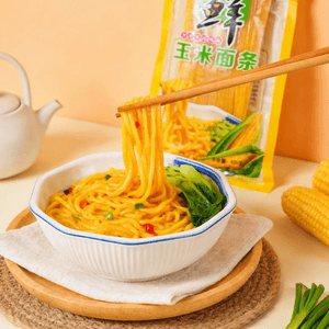 晟勋 鲜玉米面条 420g【黄色玉米面】【低脂肪粗粮挂面】【可用于麻辣烫火锅】