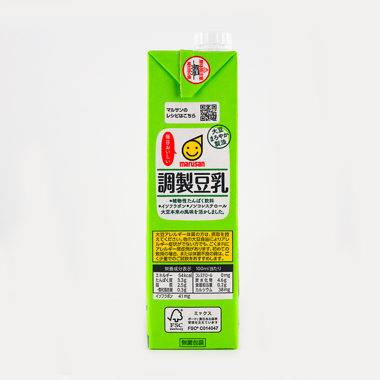 Soy Milk 33.81 fl oz【0 Cholesterol】 16