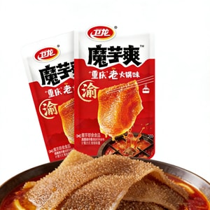 Konjac Snack [New Flavor Again] Chongqing Old Hotpot Flavor Vegetarian Tripe 10g*10 Packs Spicy Strips Spicy Slices