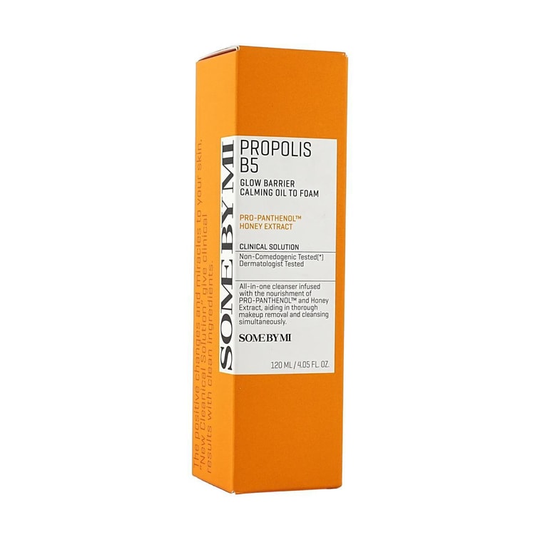 프로폴리스 B5 글로우 배리어 진정 오일 투 폼 120ml 민감성 피부용 올인원 페이스워시 4
