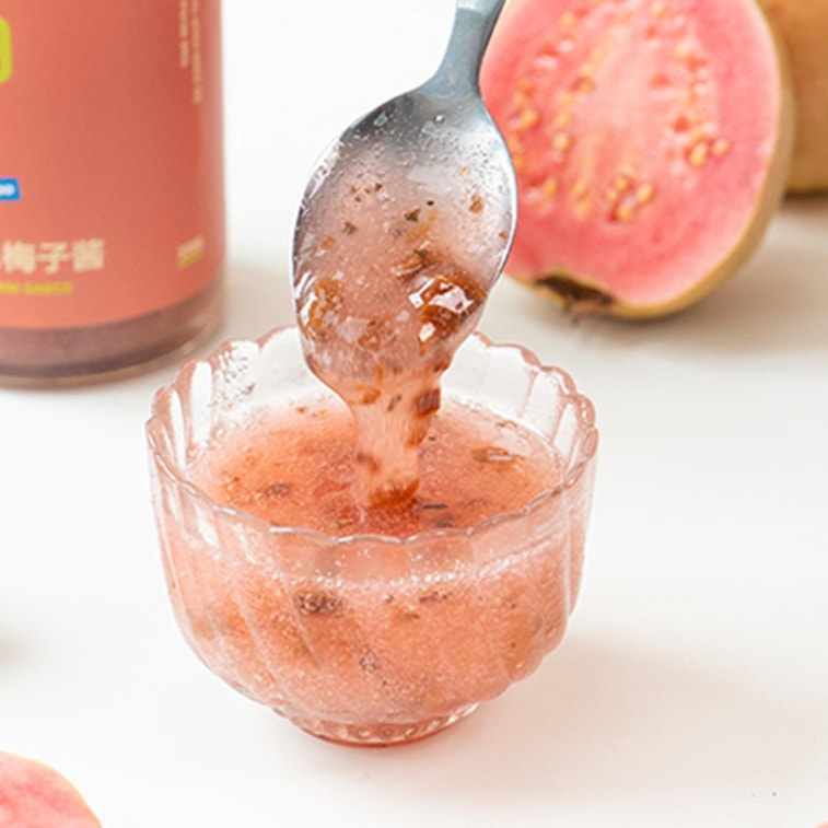 Guava Plum Sauce, 8.11 oz 【Zero Fat, Sugar Substitute】【Suitable for Drinks, Baking, and Toast Spread】 4