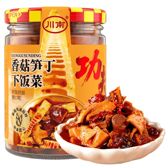 Mushroom Bamboo Shoot Spicy Rice Sauce, 192g