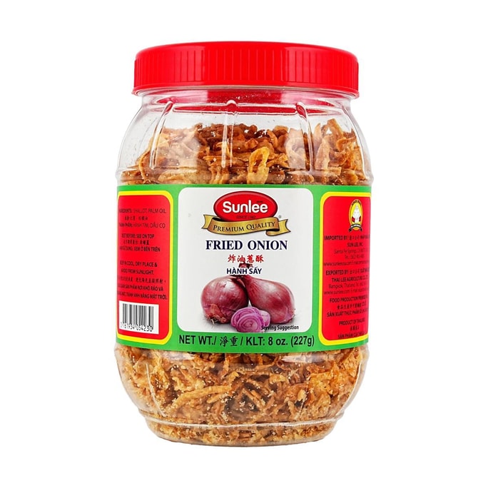 泰國SUNLEE 炸洋蔥酥 炸蔥碎 227g【可用於鹵肉飯湯粉火鍋沾料】