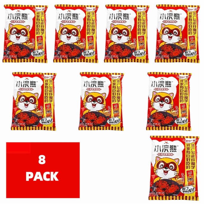 小浣熊乾脆麵 招牌香辣蟹味 280克(35克×8袋)