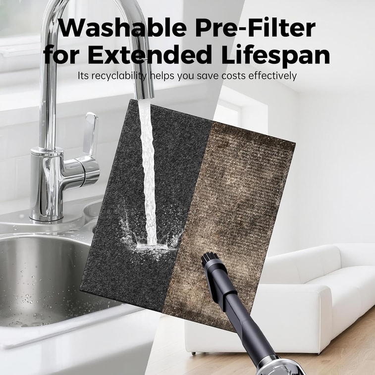 Air Purifiers with Washable Fils (Black) 1 unit 4