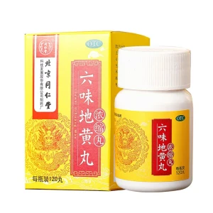 Liuwei Dihuang Pills, Concentrated Pills, Nocturnal Emissions, Night Sweats, Soreness And Weakness In Waist And Knees, Nourishing Yin And Kidneys, Tonic For Both Men And Women, 120 Pills*1 box