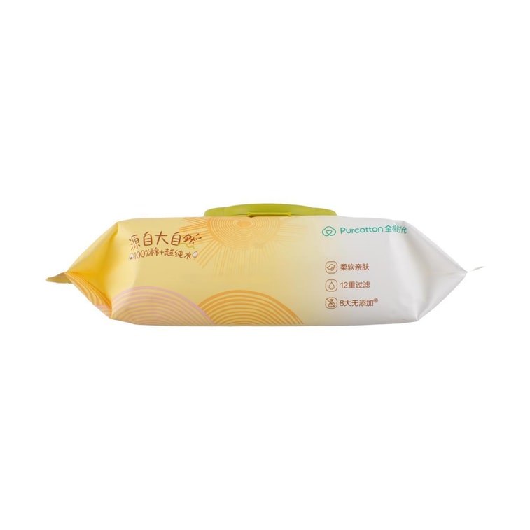 Baby Pure Cotton Wipes for Hand and Face, 2.29 oz 5.91 inch×7.87 inch 80 Piece/pack 6