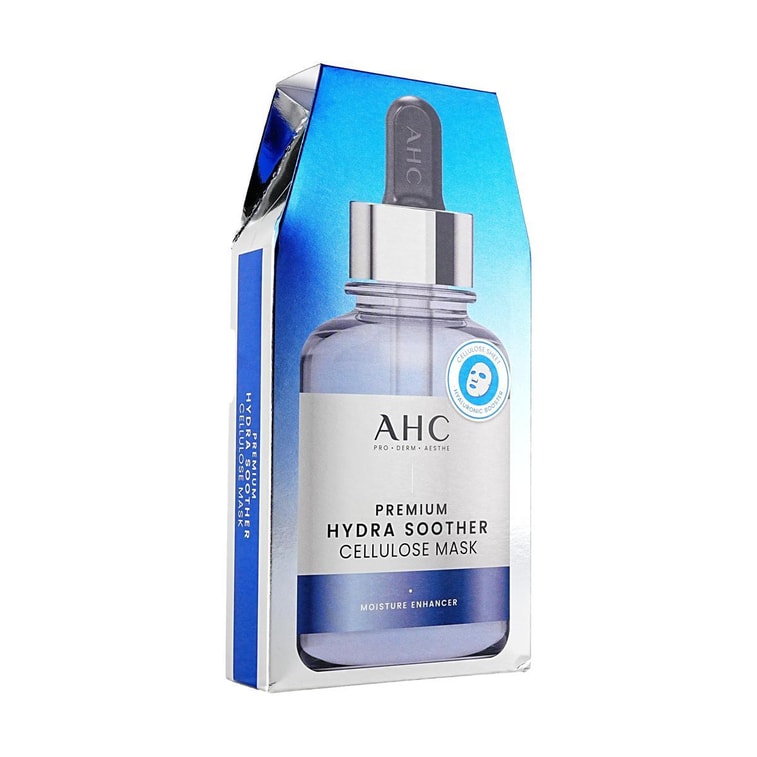 韩国AHC B5小安瓶 第三代臻致高浓度玻尿酸补水面膜 5片入 冷感降温 舒缓维稳 5