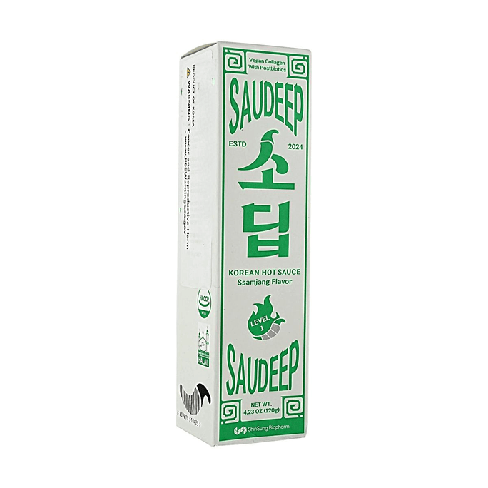 韩国SAUDEEP 韩式辣酱 包饭酱味 120g 【纯素胶原蛋白】【后生元】【1级辣度】