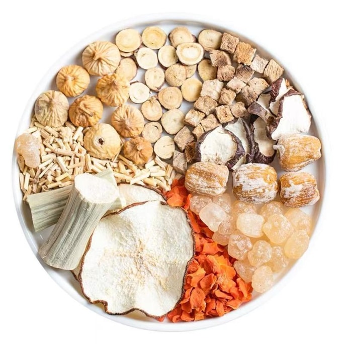 Chinese Herbal Soup Ingredients Pack Baby Reduce Internal Heat 2 Bags -Moisturizing Dryness Soup 1 Set