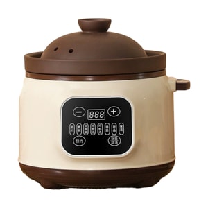 Purple clay electric stew pot fully automatic soup stew pot multi-functional electric clay pot with steamer 3.8L  1 set
