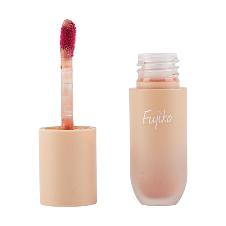 日本FUJIKO 液体水彩腮红膨胀色 双颊高光提升气色 #01 甜蜜裸粉 温柔杏调 打造纯净清透感 4