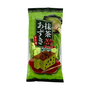 抹茶小豆ケーキ 3.8oz【和風デザート】【甘すぎずしつこくない】
