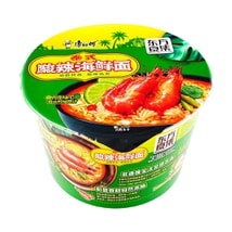 康师傅 东方食集系列方便面 泰式酸辣海鲜面 桶面泡面 109g【酸辣鲜香含NFC柠檬原汁】【爆火新系列】