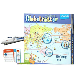 【中國直郵】 鰩鰩魚 環球旅行家 兒童桌遊 適合孩子的地理啟蒙桌遊 世界系列 1套裝