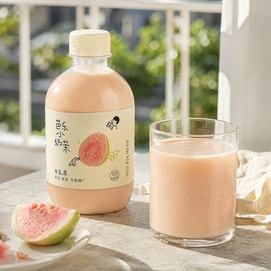Guava & Jasmine Milk Tea 11.84 fl oz【Real Milk & Real Tea】【No Non-dairy Creamer】【Refreshing Guava Aroma】