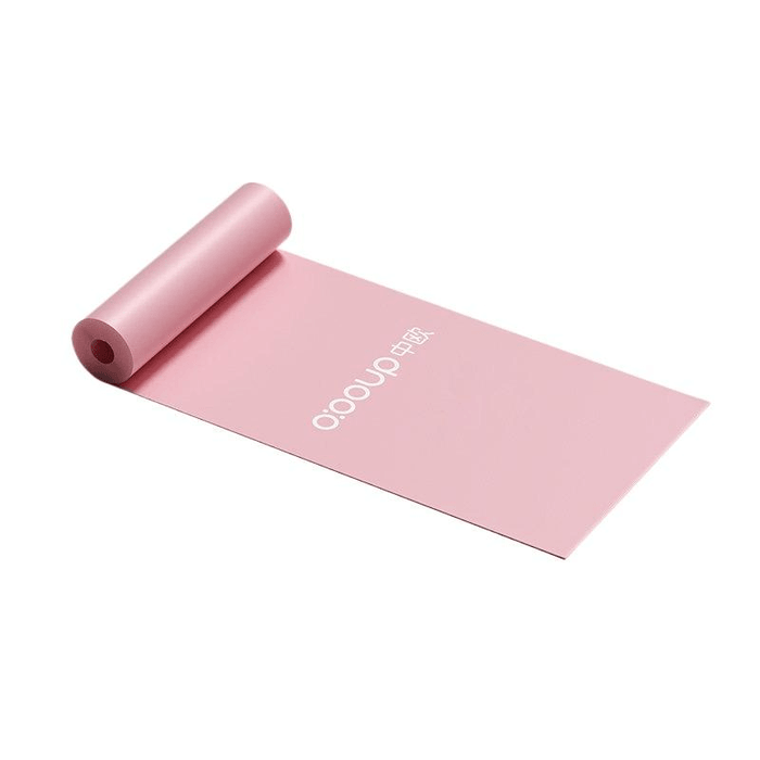 【中国直邮】 中欧 健身弹力带女瑜伽拉力带力量训练阻力带加长版2米22磅仙女粉*1个