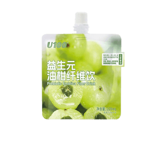 [중국 직배송] U100 홍콩 프리바이오틱 라임 섬유질 음료 120ml/봉지 * 3봉지 (NFC 라임 주스 봉지) - 상쾌하고 개운하게, 과식 후 든든한 지원군