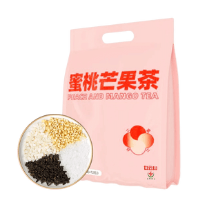 广药白云山 蜜桃芒果茶 蜜桃干芒果干红茶单晶冰糖 5g*12包入 餐后解腻 办公室提神 干燥季节润喉 独立包装养生茶包