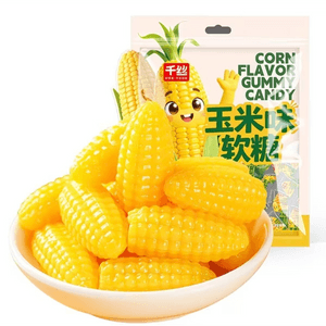 【中国直邮】 千丝 玉米味软糖儿童零食结婚喜糖300g*1袋