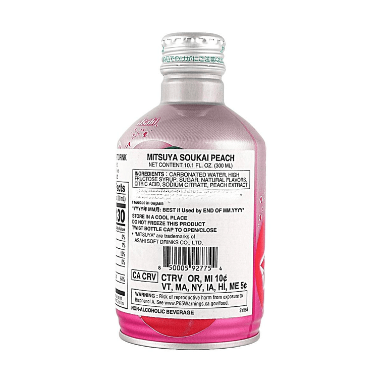 Mitsuya Peach Soda, 10.1 fl oz 4