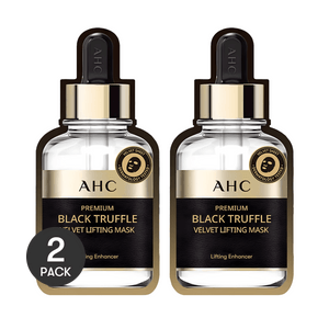 韩国AHC 黑松露逆龄黑金面膜 玻尿酸补水 紧致淡纹抗初老 5片入*2【超值装】